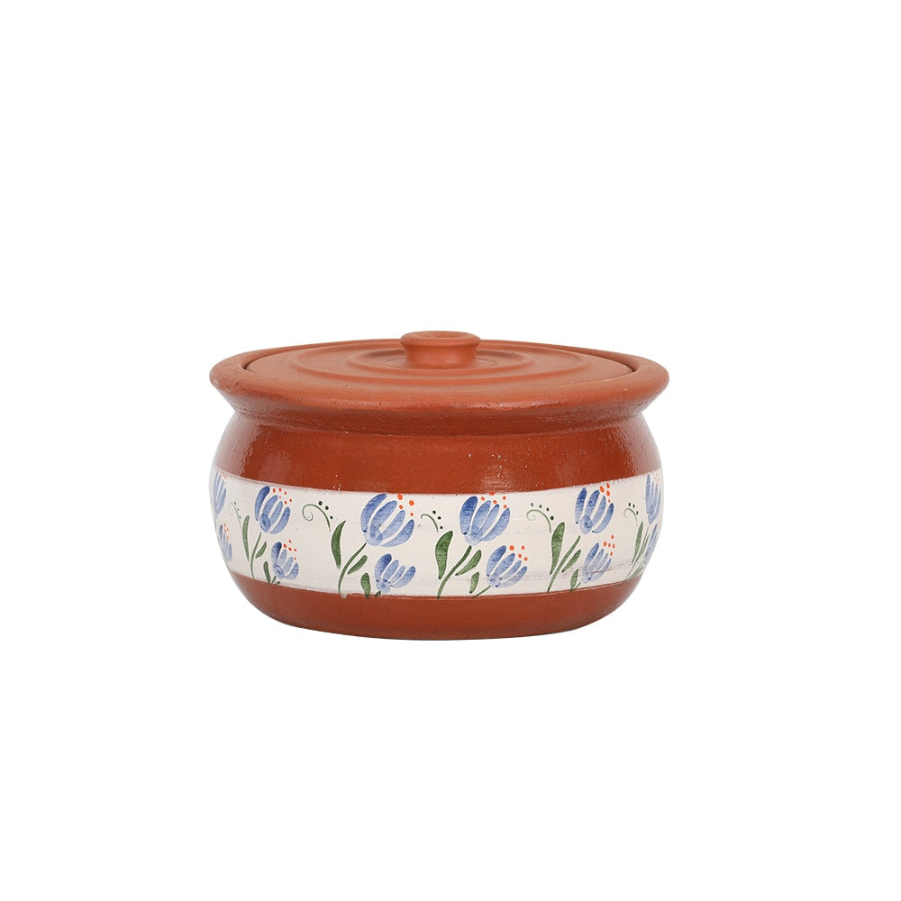 Blue Tulip Rustic Terracotta Cooking Pot