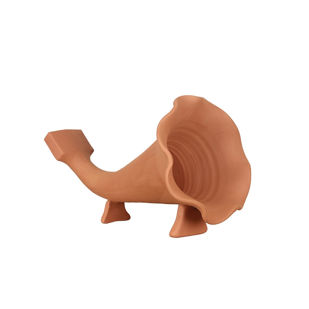 Natural Horn Terracotta Phone Amplifier