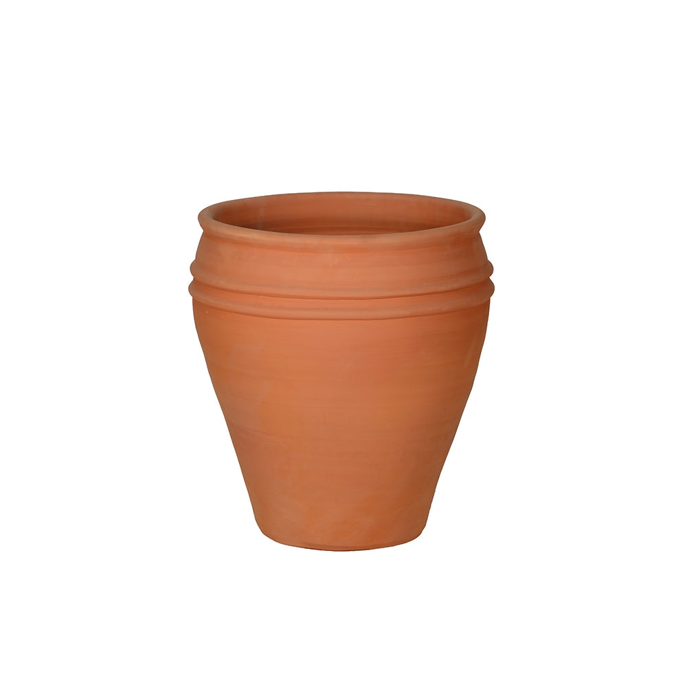 Straight Rim Wide Mouth Decorative Terracotta Planter