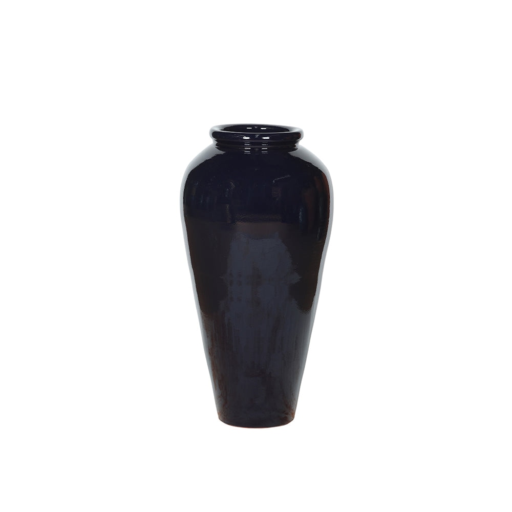Midnight Tall Decorative Ceramic Planter