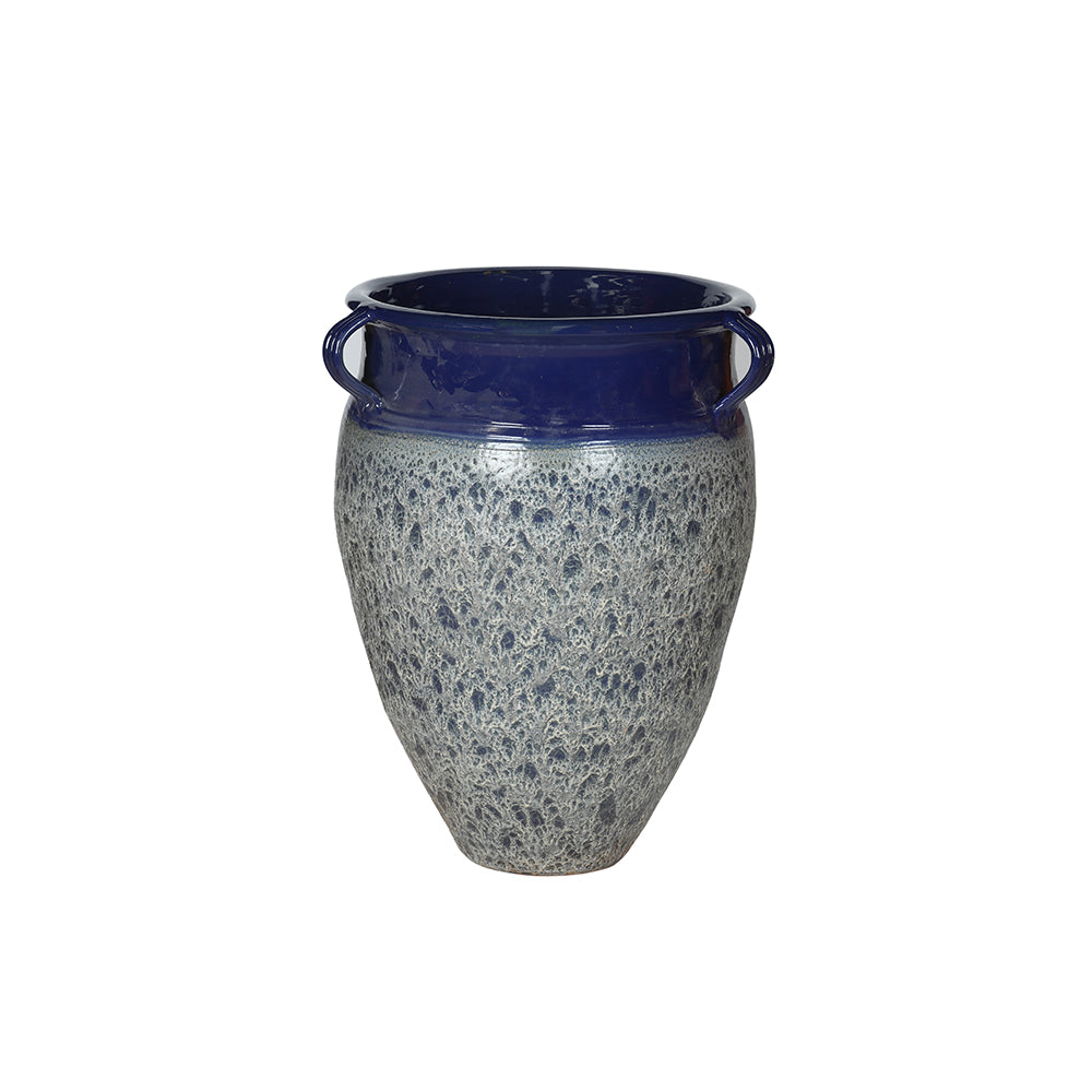 Blue Amphora Decorative Ceramic Planter