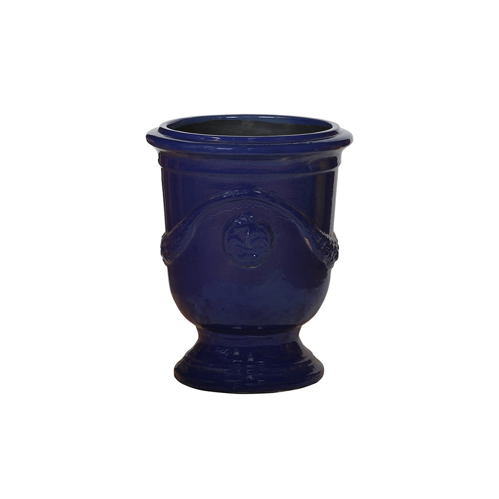 Sky Blue Garden Style Ceramic Planter