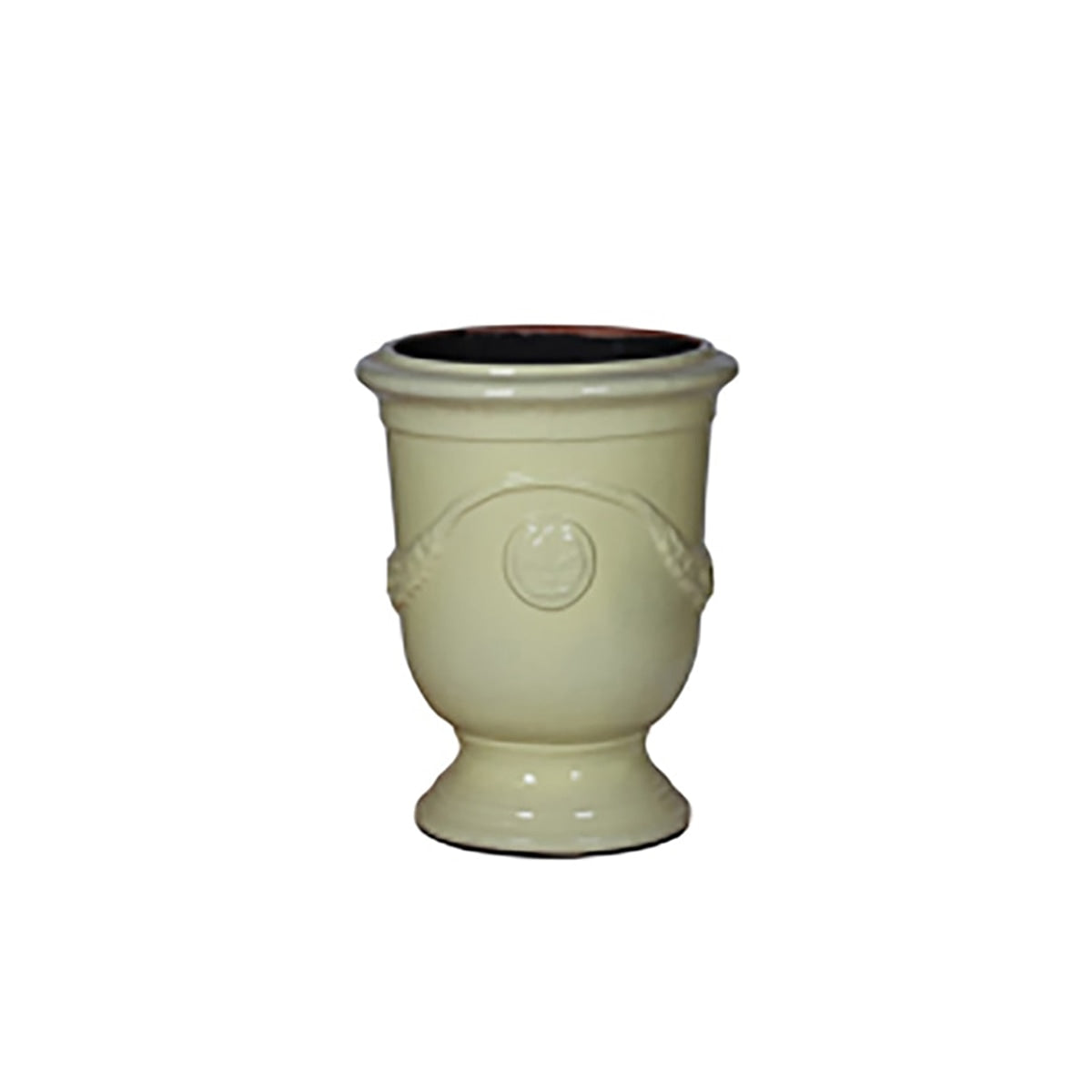 Almond Yellow Garden Style Ceramic Planter