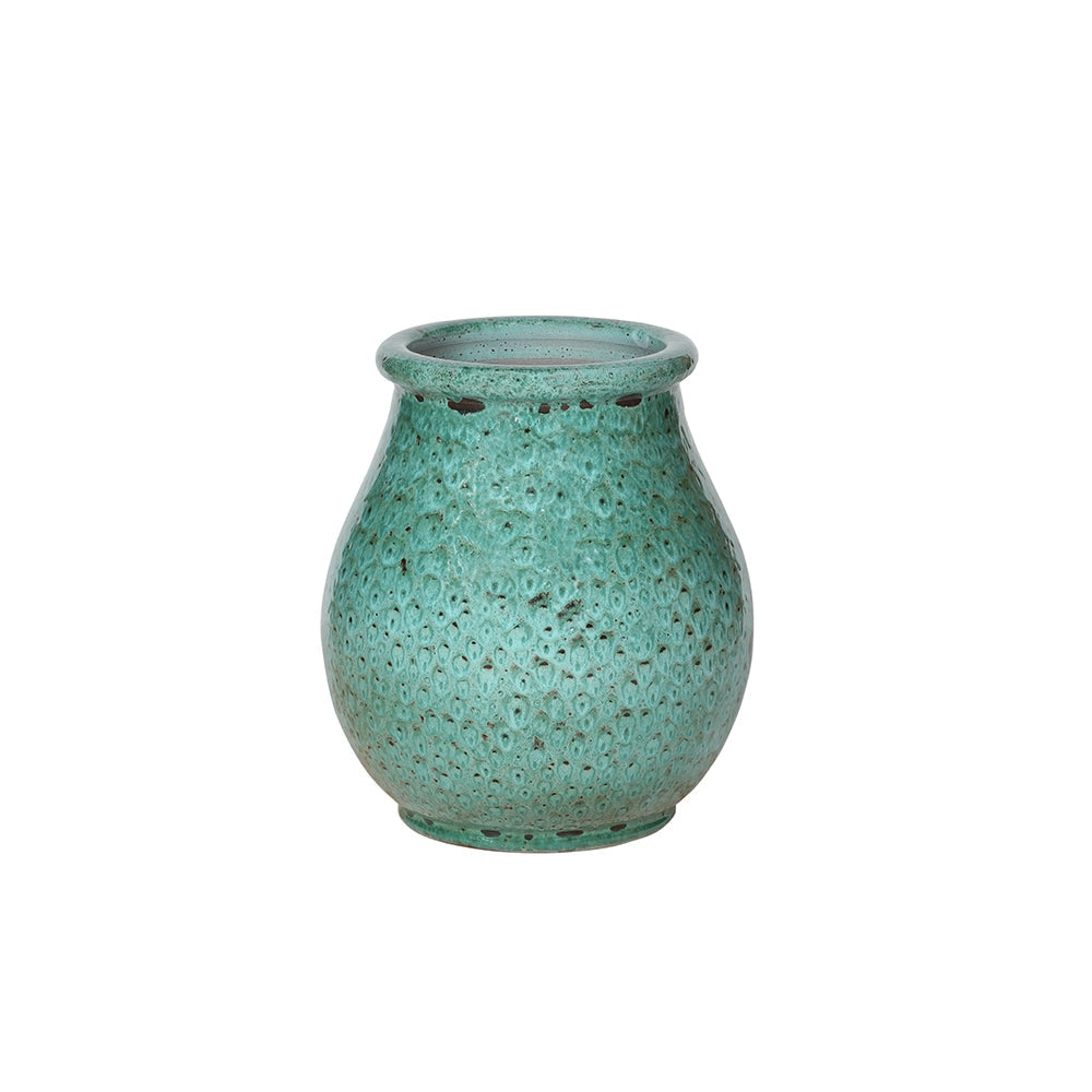 Marsillian Green Ceramic Flower Pot