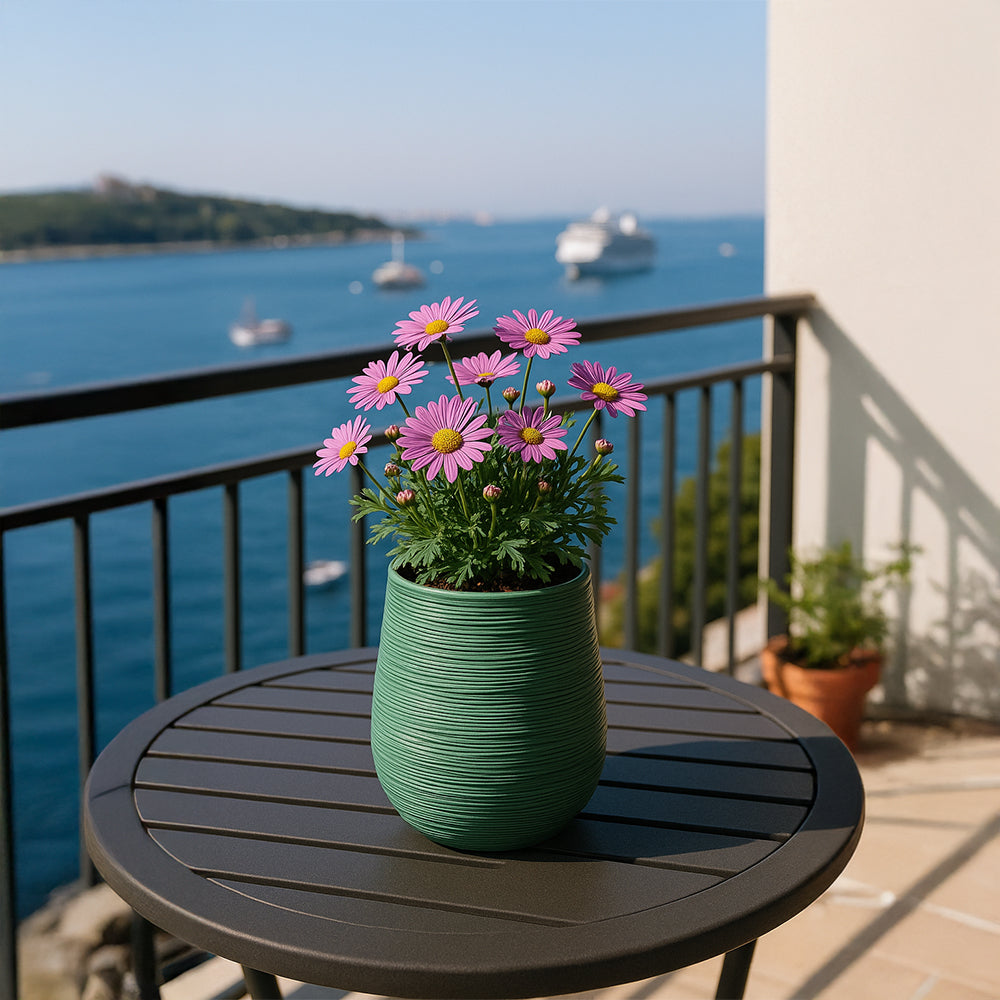 Verde Line Ceramic Flower Pot