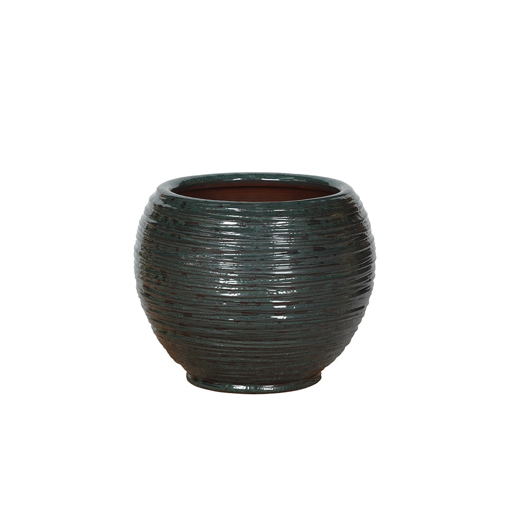 Forest Globe Ceramic Flower Pot