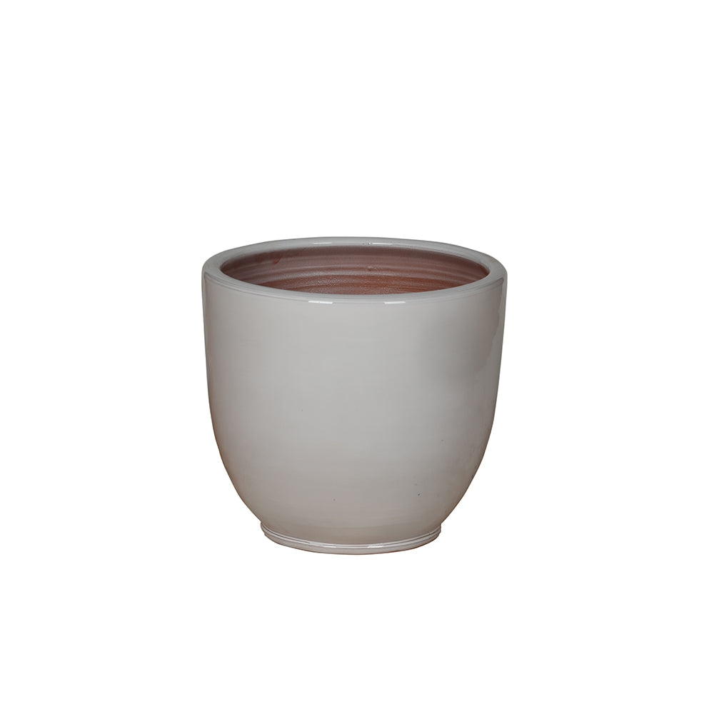 Ivory White Ceramic Flower Pot